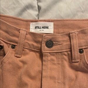 Still Here Pink Jeans